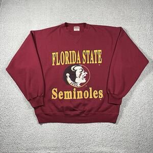 Florida State Seminoles Sweatshirt Mens XL Red Sweater Vintage FSU USA